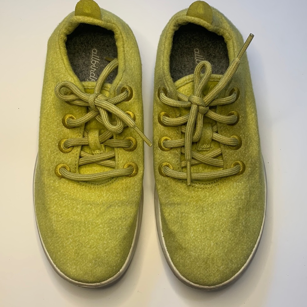 Allbirds women’s wool runners yellow